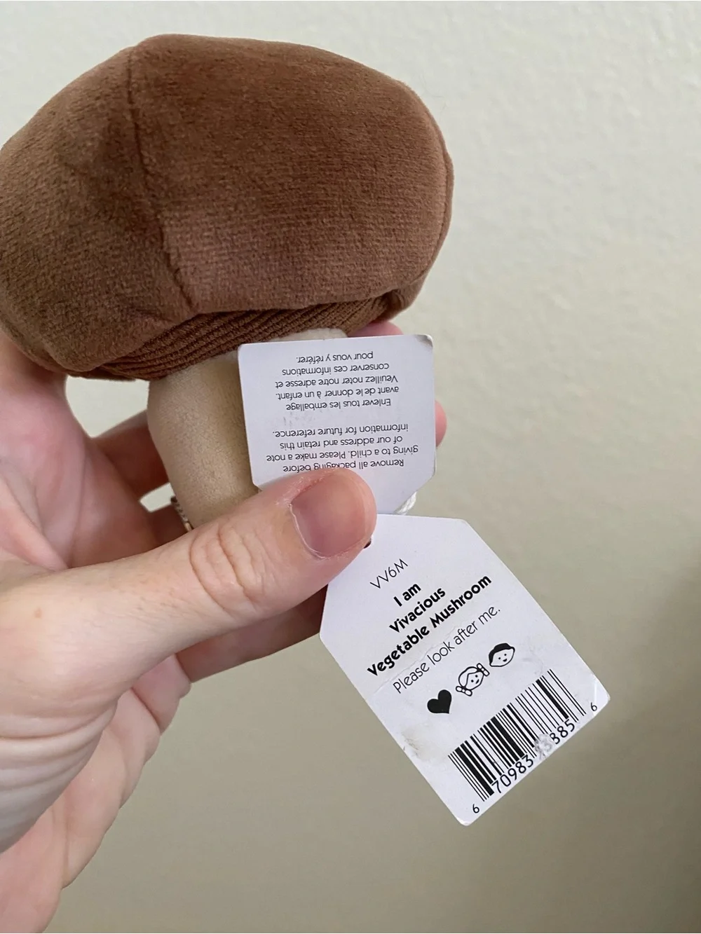 Jellycat Vivacious Vegetable Mushroom